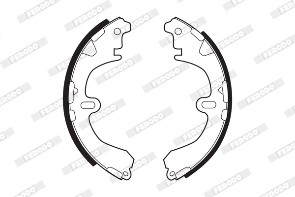 Kit ganasce freno - FSB321 FERODO