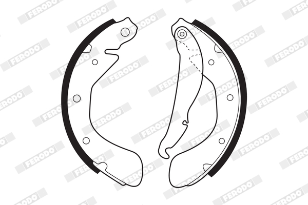 Bremsbackensatz - FSB335 FERODO