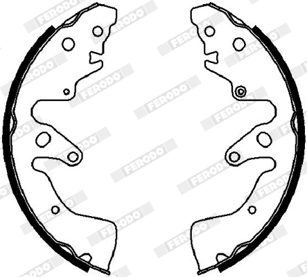 Bremsbackensatz - FSB4034 FERODO