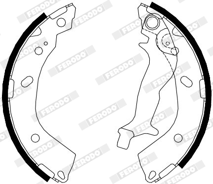 Bremsbackensatz - FSB4083 FERODO