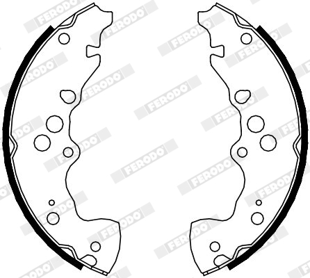 Bremsbackensatz - FSB4115 FERODO