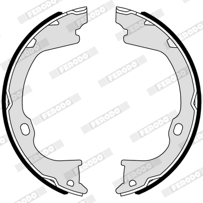 Brake Shoe Set, parking brake - FSB4169 FERODO