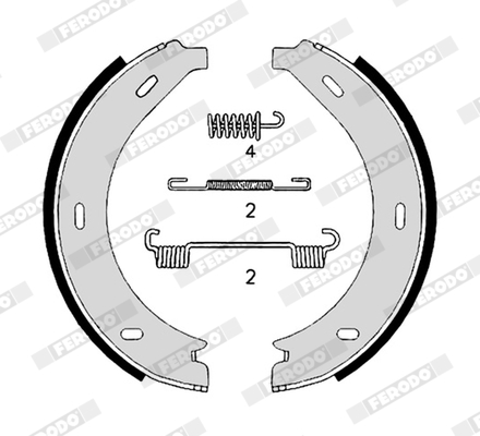 Bremsbackensatz - FSB4306 FERODO