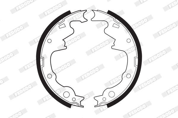 Bremsbackensatz - FSB466 FERODO