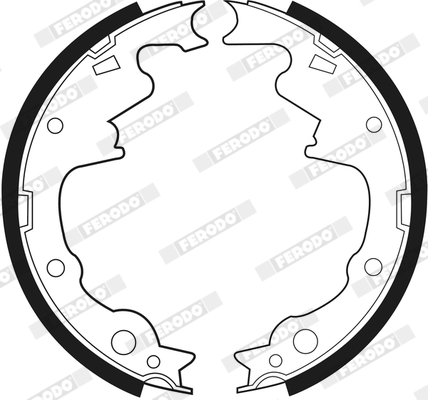 Bremsbackensatz - FSB466 FERODO