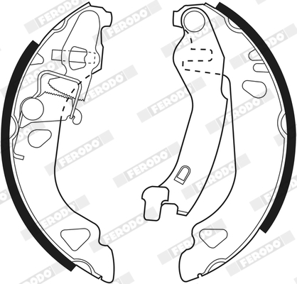 Brake Shoe Set - FSB477 FERODO
