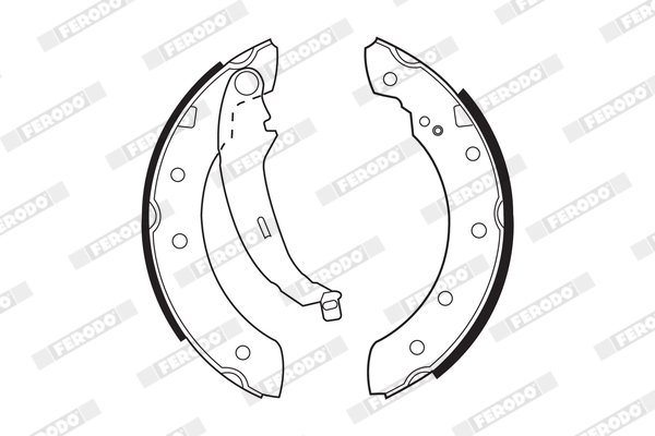 Bremsbackensatz - FSB519 FERODO