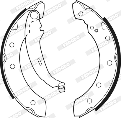 Bremsbackensatz - FSB519 FERODO