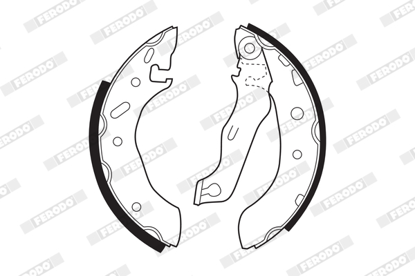 Bremsbackensatz - FSB543 FERODO