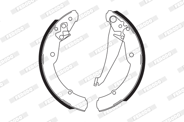 Bremsbackensatz - FSB549 FERODO