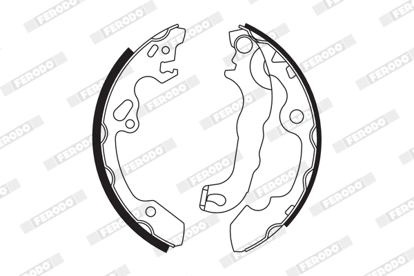 Brake Shoe Set - FSB565 FERODO