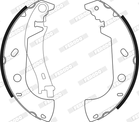 Bremsbackensatz - FSB571 FERODO