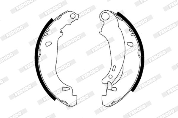 Bremsbackensatz - FSB576 FERODO