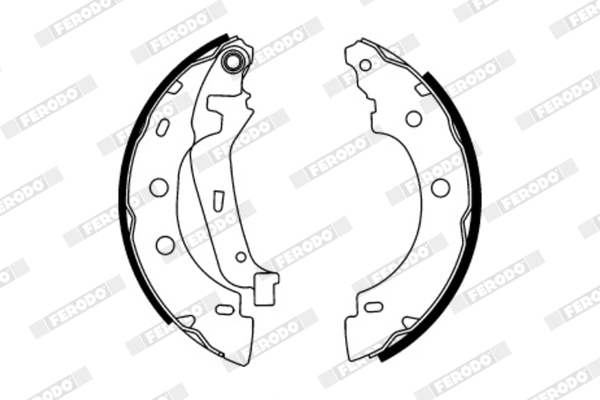 Bremsbackensatz - FSB583 FERODO