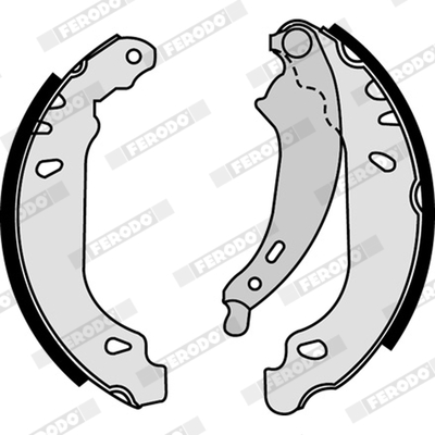 Brake Shoe Set - FSB584 FERODO