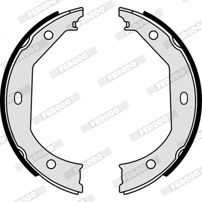 Brake Shoe Set, parking brake - FSB585 FERODO
