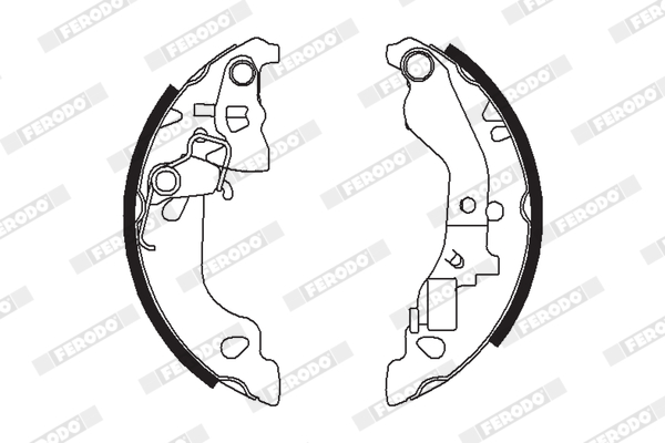 Bremsbackensatz - FSB602 FERODO