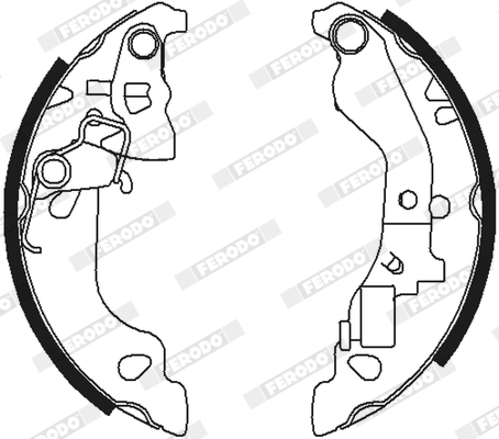 Bremsbackensatz - FSB602 FERODO