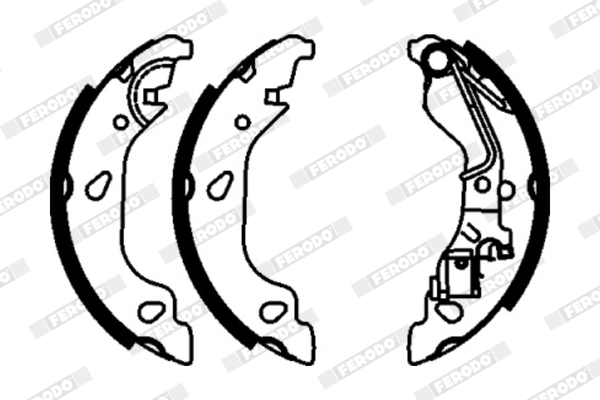 Brake Shoe Set - FSB603 FERODO