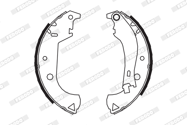 Bremsbackensatz - FSB604 FERODO