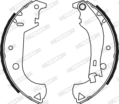 Bremsbackensatz - FSB604 FERODO