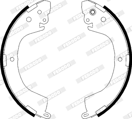 Bremsbackensatz - FSB617 FERODO