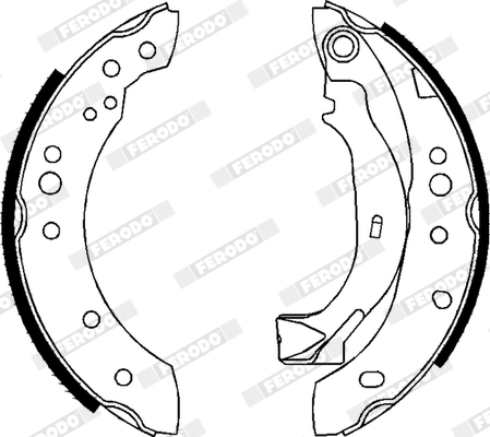 Bremsbackensatz - FSB626 FERODO