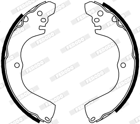 Bremsbackensatz - FSB638 FERODO