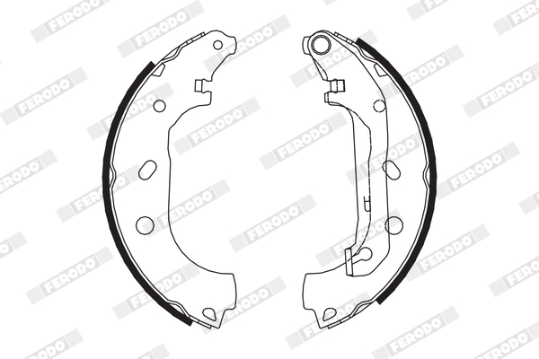 Bremsbackensatz - FSB648 FERODO