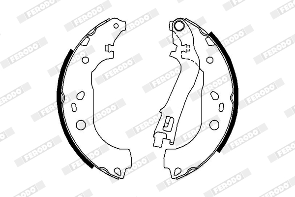 Bremsbackensatz - FSB676 FERODO