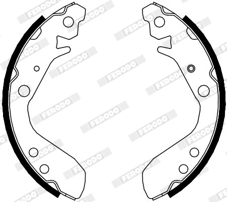 Bremsbackensatz - FSB689 FERODO