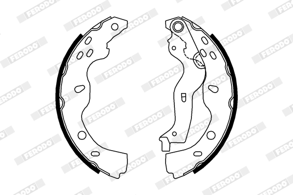Bremsbackensatz - FSB691 FERODO