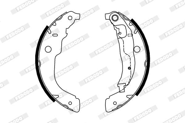 Bremsbackensatz - FSB694 FERODO