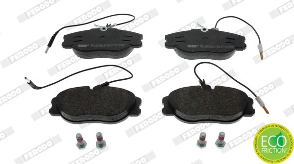 Brake Pad Set, disc brake - FVR1000 FERODO