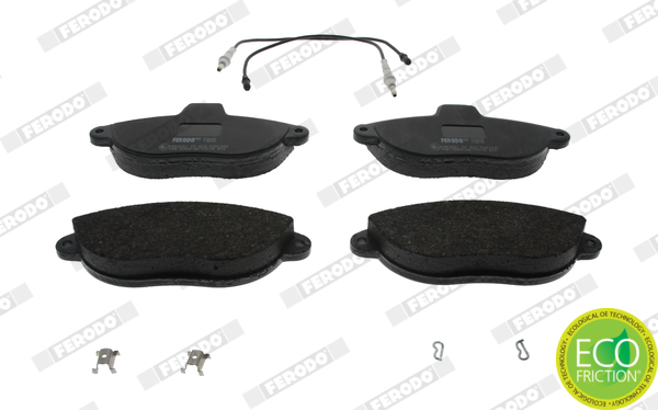 Kit pastiglie freno, Freno a disco - FVR1002 FERODO