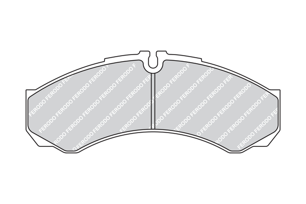 Brake Pad Set, disc brake - FVR1315 FERODO
