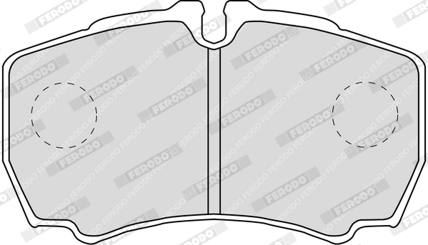 Brake Pad Set, disc brake - FVR1405 FERODO