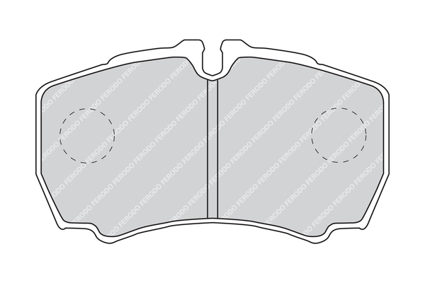 Brake Pad Set, disc brake - FVR1405 FERODO