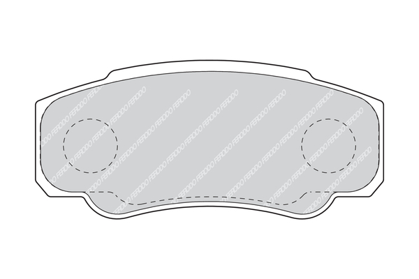 Brake Pad Set, disc brake - FVR1480 FERODO