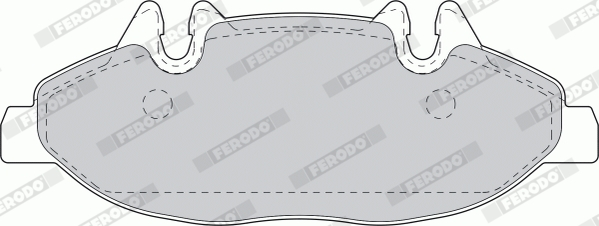 Kit pastiglie freno, Freno a disco - FVR1493 FERODO