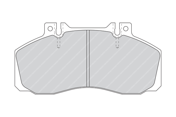 Brake Pad Set, disc brake - FVR1522 FERODO
