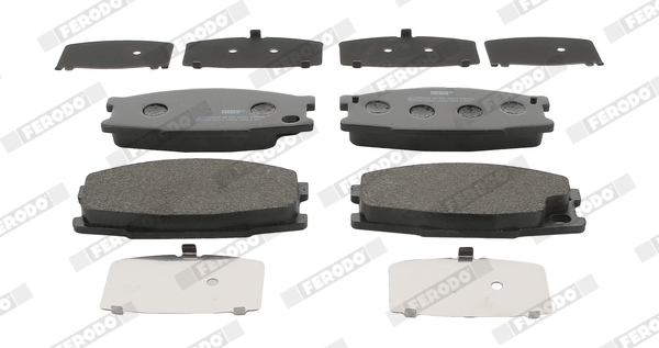 Brake Pad Set, disc brake - FVR1701 FERODO