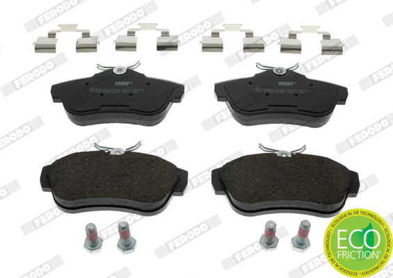 Brake Pad Set, disc brake - FVR1772 FERODO