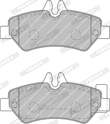 Brake Pad Set, disc brake - FVR1780 FERODO