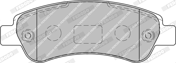 Brake Pad Set, disc brake - FVR1927 FERODO
