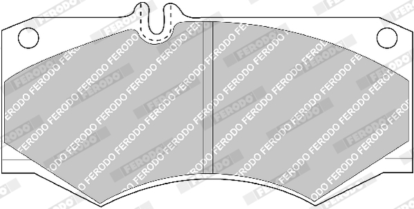 Brake Pad Set, disc brake - FVR239 FERODO