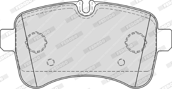 Brake Pad Set, disc brake - FVR4037 FERODO
