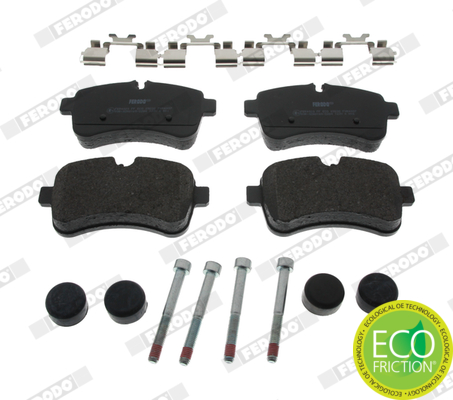 Kit pastiglie freno, Freno a disco - FVR4037 FERODO