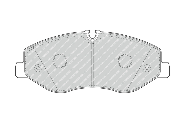 Brake Pad Set, disc brake - FVR4375 FERODO