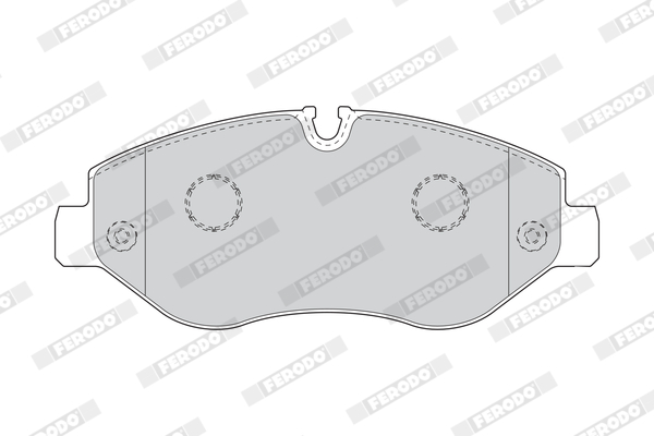 Brake Pad Set, disc brake - FVR4469 FERODO